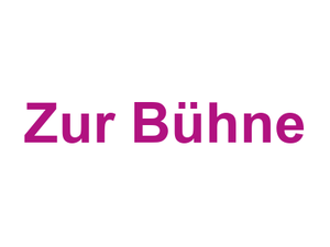 Zur Bühne Logo