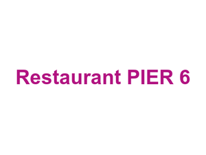 Restaurant PIER 6 Logo