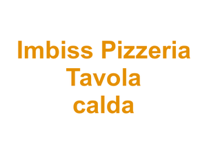 Imbiss Pizzeria Tavola calda Logo