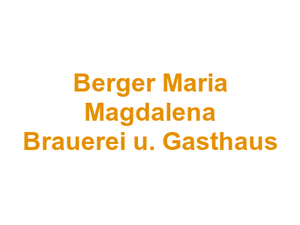 Berger Maria Magdalena Brauerei u. Gasthaus Logo