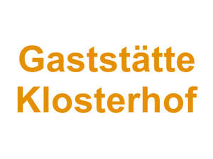 Gaststätte Klosterhof Logo
