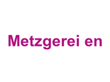 Metzgerei en Logo