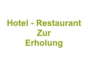 Hotel - Restaurant Zur Erholung Logo