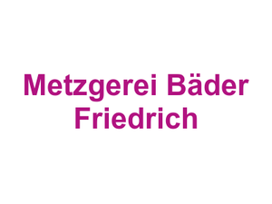 Metzgerei Bäder Friedrich Logo