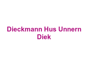 Dieckmann Hus Unnern Diek Logo