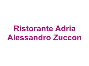 Ristorante Adria Alessandro Zuccon Logo