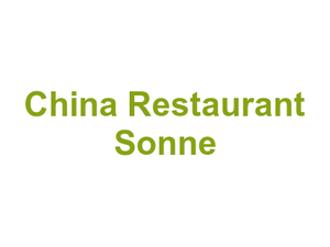 China Restaurant Sonne Logo