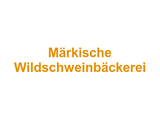 Märkische Wildschweinbäckerei Logo