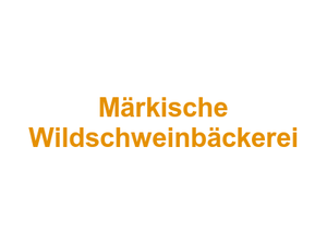 Märkische Wildschweinbäckerei Logo
