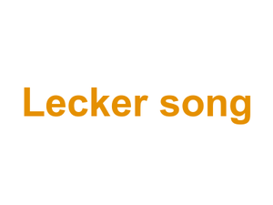 Lecker song Logo