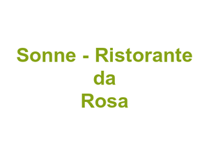 Sonne - Ristorante da Rosa Logo
