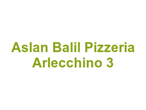 Aslan Balil Pizzeria Arlecchino 3 Logo