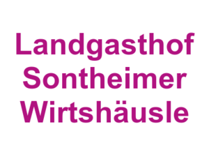 Landgasthof Sontheimer Wirtshäusle Logo