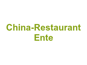 China-Restaurant Ente Logo