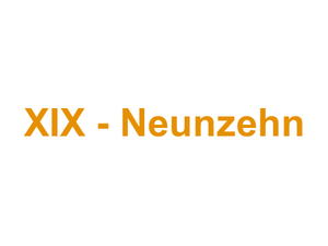 XIX - Neunzehn Logo