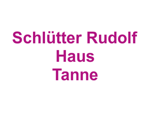Schlütter Rudolf Haus Tanne Logo