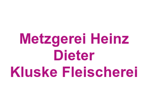 Metzgerei Heinz Dieter Kluske Fleischerei Logo
