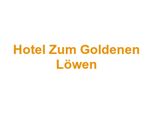 Hotel Zum Goldenen Löwen Logo