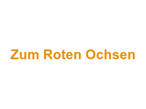 Zum Roten Ochsen Logo