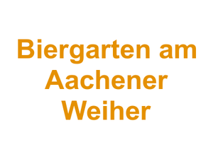 Biergarten am Aachener Weiher Logo