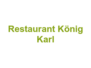 Restaurant König Karl Logo