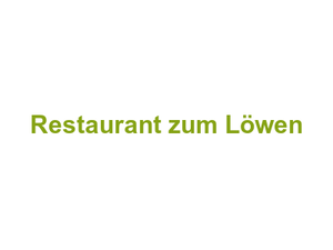 Restaurant zum Löwen Logo