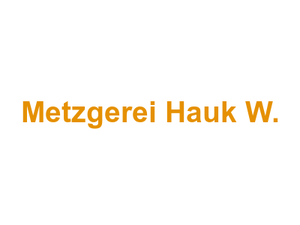Metzgerei Hauk W. Logo