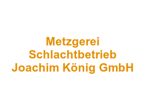 Metzgerei Schlachtbetrieb Joachim König GmbH Logo