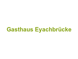 Gasthaus Eyachbrücke Logo