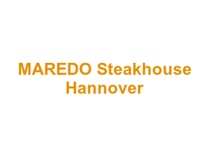 MAREDO Steakhouse Hannover Logo