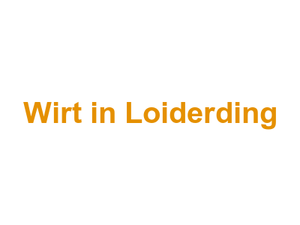 Wirt in Loiderding Logo