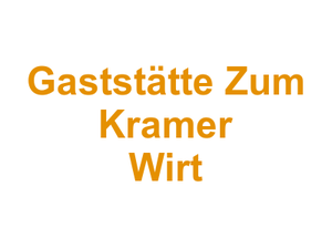 Gaststätte Zum Kramer Wirt Logo