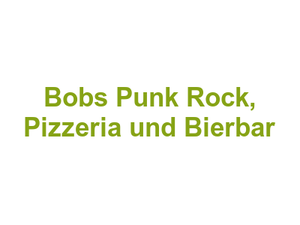 Bob's Punk Rock, Pizzeria und Bierbar Logo