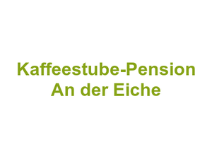 Kaffeestube-Pension An der Eiche Logo