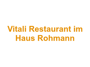 Vitali Restaurant im Haus Rohmann Logo