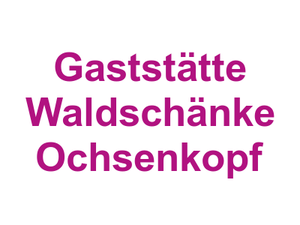 Gaststätte Waldschänke Ochsenkopf Logo