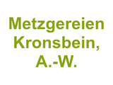 Metzgereien Kronsbein, A.-W. Logo