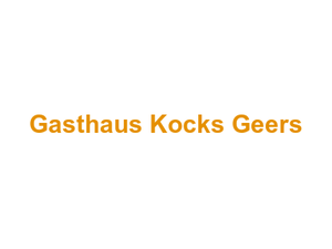 Gasthaus Kocks Geers Logo