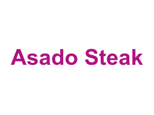 Asado Steak Logo