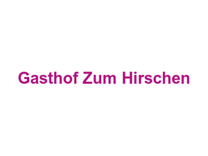 Gasthof Zum Hirschen Logo