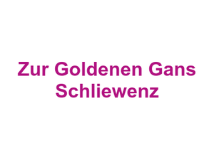 Zur Goldenen Gans Schliewenz Logo