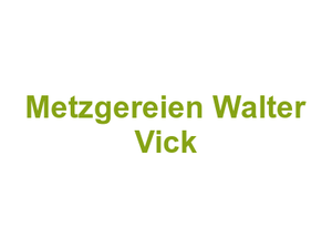 Metzgereien Walter Vick Logo