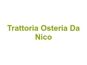 Trattoria Osteria Da Nico Logo