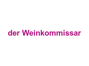 der Weinkommissar Logo