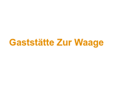 Gaststätte Zur Waage Logo