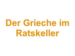 Der Grieche im Ratskeller Logo