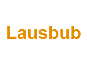 Lausbub Logo