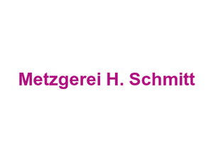 Metzgerei H. Schmitt Logo