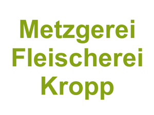 Metzgerei Fleischerei Kropp Logo