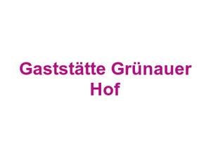 Gaststätte Grünauer Hof Logo